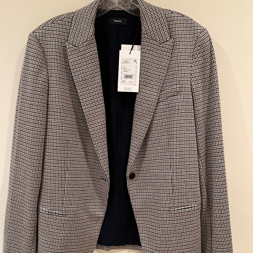 Classic Theory Houndstooth Blazer